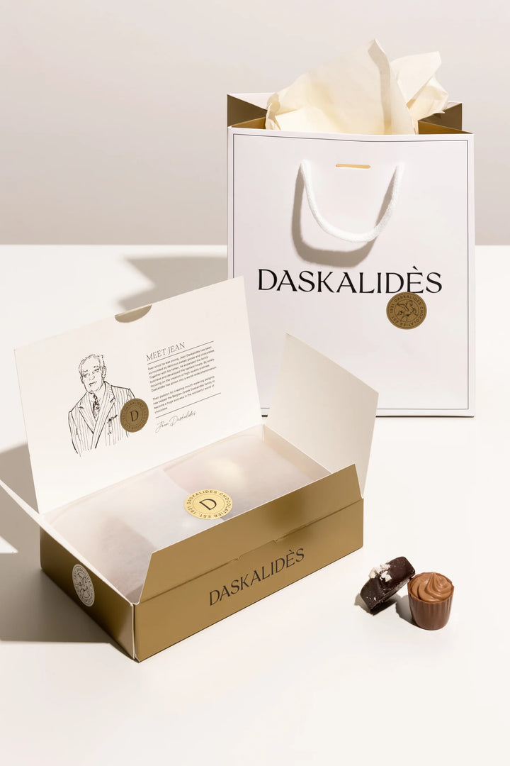 Balotin 750g cu praline belgiene premium Daskalides